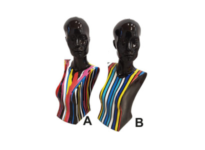 Abstrakte Skulptur Frauen Büste 58 cm Stil Statuen Skulpturen Figuren Wohnzimmer