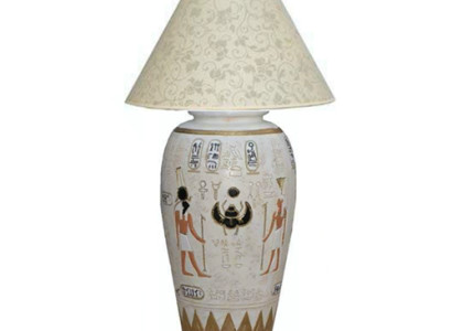 Stehleuchte Leuchte Lampe Figur Statue Skulptur 97cm Skulpturen Vase Schirm E65