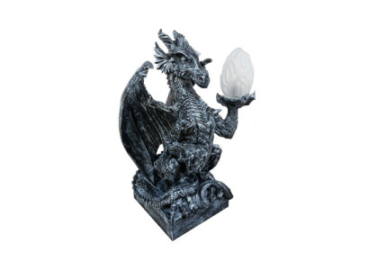 Deko Figur LAMPE Drachen Statue Skulptur 75cm Figuren Skulpturen NeuWG2020 N2