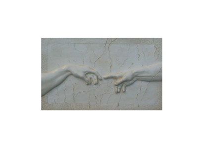 Michelangelo Buonarroti Skulptur Die Erschaffung des Adam Riefel Bild Bilder