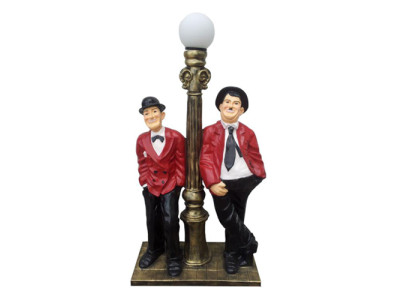 Deko Statue Lampe Skulptur 110cm Statuen Skulpturen Charlie Chaplin Leuchte Neu