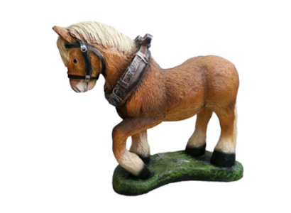 Russischer Hengst Pferd Dekoration Figur Statue Figuren Statuen Skulptur 51cm