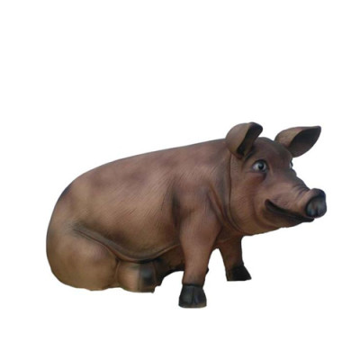 Mast Schwein Bauernhof Dekoration Garten Figuren Statue Tier Wurst Statuen Deko