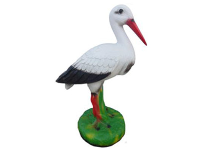 Storch Vogel Garten Dekoration Statue Skulpturen Figuren Skulptur 38 cm Neu