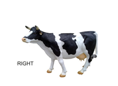 Aufsteller Rind Dekoration Bauernhof Deko Garten Kühe Skulptur Kuh 240cm Neu