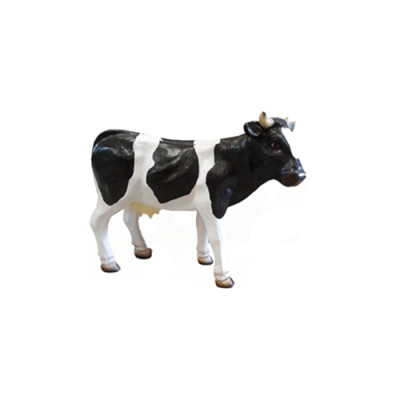 Moderne Figur Kuh Rind Kunststoff Skulptur Statuen Figuren Dekoration 85 x 116cm