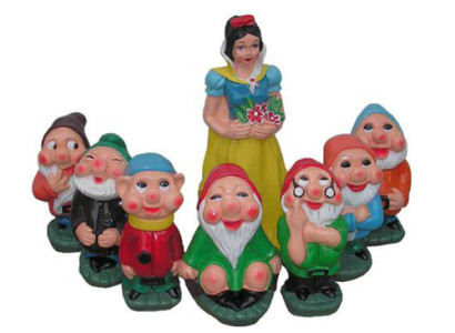 Skulptur Schneewittchen Figur Garten Figuren Skulpturen Statuen Statue 1 Stück