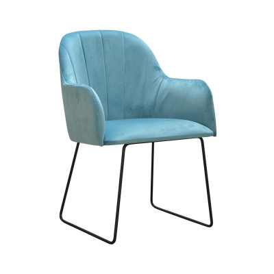 Stuhl  4x Lounge Sessel Stuhl Gruppe Restaurant Club Wohnzimmer Polstersessel