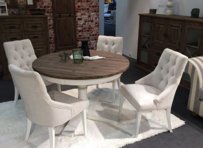 Lehnstuhl Design Stuhl Stoff Stühle Chesterfield Polster Luxus Sessel Esszimmer