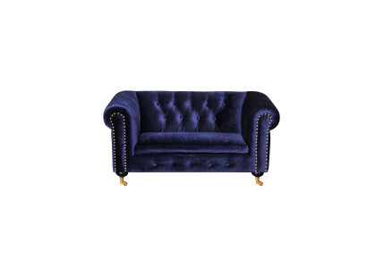 jvmoebel ®  Leder Sofa Couch - Design Polster Zweisitzer Couch Garnitur Schwarz