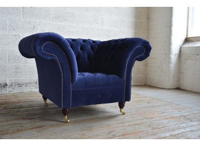 Sessel Design Couch Sofa Sitzer Samt Lounge Club Polster Luxus Ohren Sitz Relax