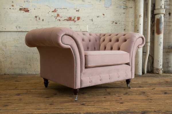 Sofa Wohnlandschaft Sofas Couch Polster Garnitur Stoff Leder Modern 1,5 Sitzer