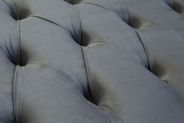 Chesterfield Sofa Couch Polster Garnitur 1,5 Sitzer Sofas Klassisch Einsitzer