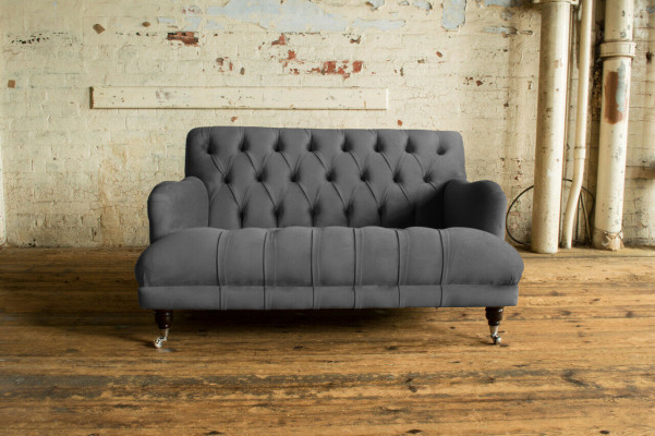 Chesterfield Sofa 2 Sitzer Couch Polster Sofas Couchen Sitz Polster Garnitur Neu