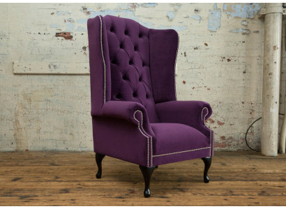 Chesterfield Design Sofa Sessel Couch Polster Luxus Textil Couchen Ohrensessel