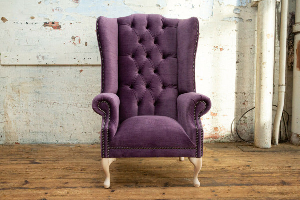 Design Sessel Couch Sofa Relax Lounge Luxus Fernseh Neu Club Polster Sitzer Samt