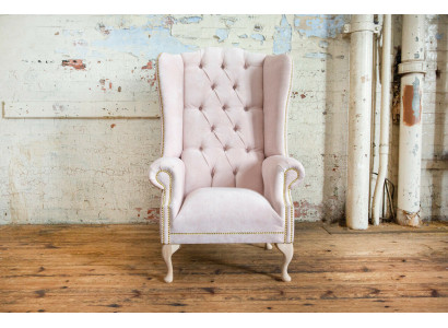 Sessel Couch Polster Designer Textil 1 Sitzer Couchen Polster Chesterfield Sitz