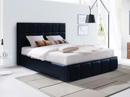 Schwarzes Bett Polster Design Luxus Doppel Betten Schlaf Zimmer jvmoebel® Neu