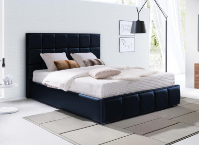 Schwarzes Bett Polster Design Luxus Doppel Betten Schlaf Zimmer jvmoebel® Neu