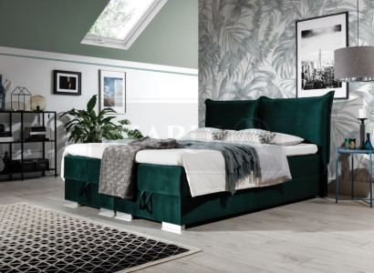 Boxspring Betten Bett Polster Kunstleder Designer Hotel Doppel Luxus Design Neu