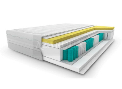 Hochwertige Matratze 7 Zonen Bett Visco Schaumstoff 100x200 Matratzen Luxus 20cm