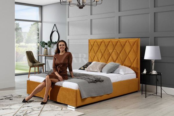 Polsterbett Betten Bett Polster Designer Hotel Doppel Luxus Design 160x200cm Neu