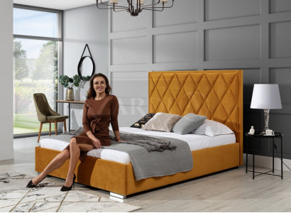 Polsterbett Betten Bett Polster Designer Hotel Doppel Luxus Design 160x200cm Neu