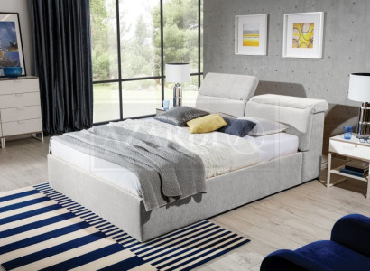 Weißes 180x200 Bett Schlafzimmer Betten Textil Leder Hotel Luxus Polster Big