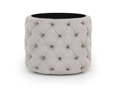 Chesterfield Beistelltisch Nachttisch Runde Nachttische Schrank Gepolsterte 60cm