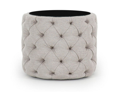 Chesterfield Beistelltisch Nachttisch Runde Nachttische Schrank Gepolsterte 60cm