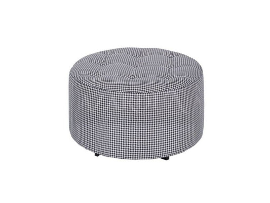 Runde Hocker Design Polster Fußhocker Ottomane Sitz Textil Chaise Lounge Pufa