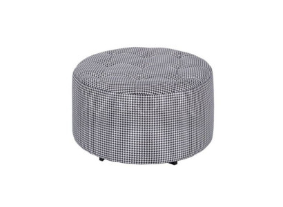 Runde Hocker Design Polster Fußhocker Ottomane Sitz Textil Chaise Lounge Pufa