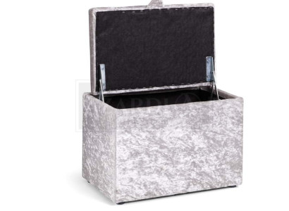 Pouf Fußhocker Ottomane Sitz Hocker Polsterhocker Sitzhocker Edler Truhe Box neu