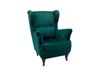 Ohrensessel Sessel Fernseh Design Polster Sofa Couch Chesterfield Textil Möbel