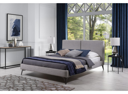 Luxus Leder Textil Bett  Polster Betten Doppel Modernes Ehe 140/160/180 Neu