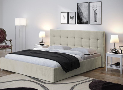 Luxus Polster Design Betten Doppel Modernes Bett Ehe Exklusiv 180x200 cm Gestell