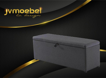 Truhe Aufbewahrung Box Luxus Schlafzimmer Hocker Textil Fußhocker