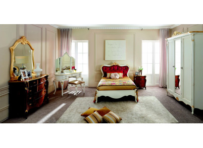 Italienische Möbel Design Luxus Bett Swarovski Kristallsteine Stil Barock Betten