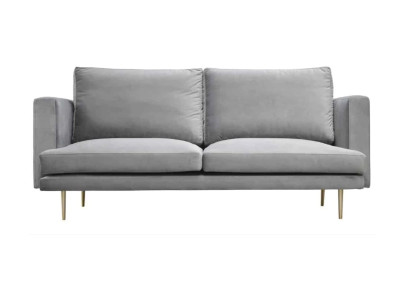 Grau Dreisitzer Sofa Wohnzimmer Design Couchen Polster Sofas Italienische Möbel