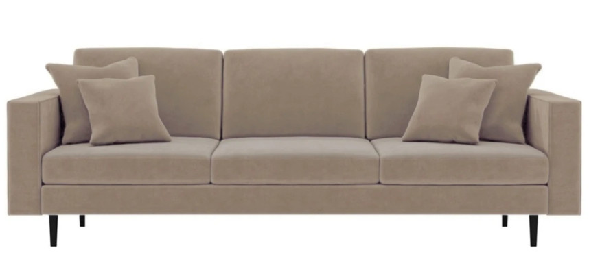 Italienische Stil Möbel Sofa Couch Textil Stoff Samt Sofas Couchen Wohnzimmer