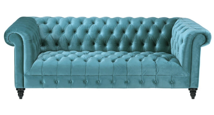Turkis Chesterfield Wohnzimmer Modern Design Couchen Sofa Kreative Möbel Stoff