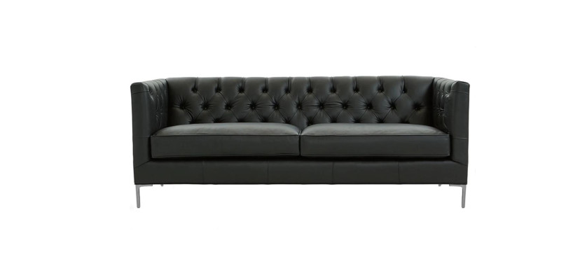 Einrichtung Wohnzimmer Sofa Design Couchen Schwarz Italienische Stil Möbel Stoff