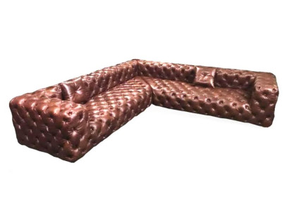 Ecksofa Sofa Couch Wohnlandschaft Eckgarnitur Sofas Couchen Chesterfield Möbel