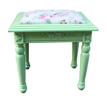 Hocker Poufa Fußhocker Hocker Polsterhocker Sitzhocker Beistell Textil Echtholz