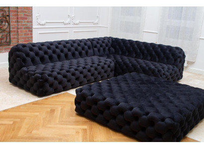 Sofa Ecksofa L Form Sessel Hocker Ecksofa Polster 2tlg. Neu Modernes