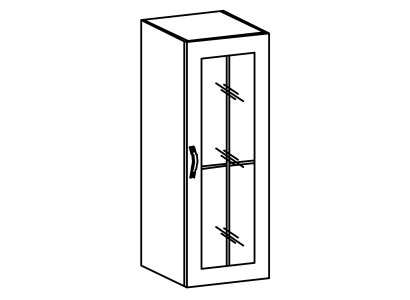 Vitrinenschrank Klassische Schränke Küchenzeilen Freistehender Hänge Schrank