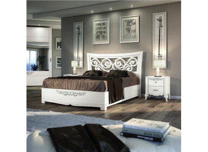 Set 3tlg Schlafzimmer Bett Nachttisch Betten Doppelbett Holz Gruppe Garnitur Neu