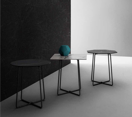 Couchtische Mattschwarzer Beistelltisch Edelstahl Beistelltisch Tisch Wohnzimmer