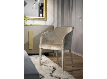 Esszimmer Lehnstuhl Polsterstuhl mit Armlehne Luxus Sessel Neu Stuhl Wohnzimmer