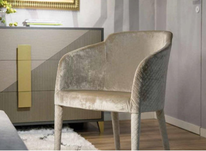 Esszimmer Lehnstuhl Polsterstuhl mit Armlehne Luxus Sessel Neu Stuhl Wohnzimmer